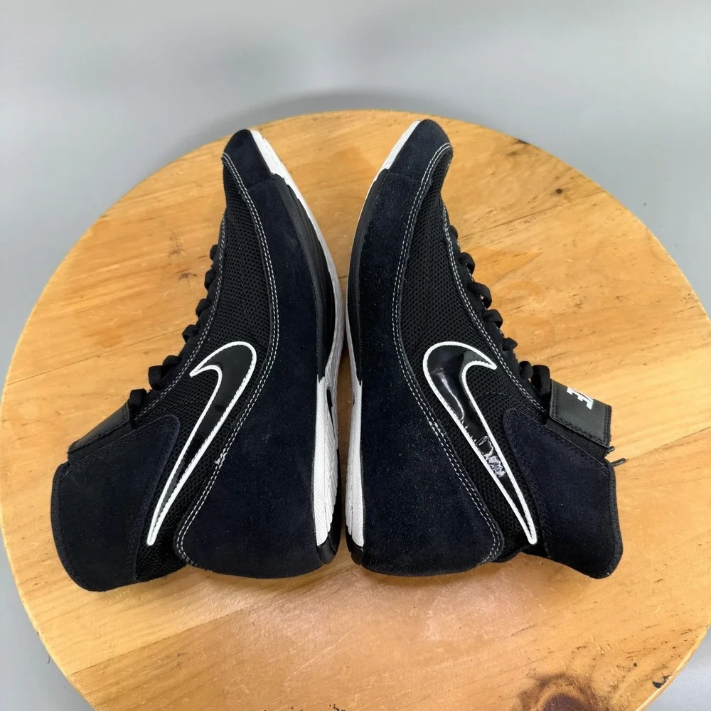 Nike Speedsweep 7 Mens Size 9 Boxing Shoes Black White MMA Lace Up NEW